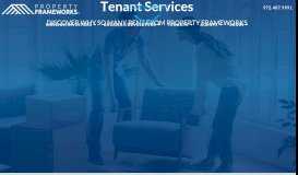 
							         Tenant Services | Property Frameworks								  
							    