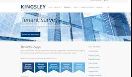 
							         Tenant Surveys - Kingsley Associates								  
							    