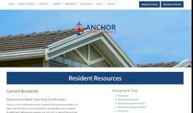 
							         Tenants | Anchor Property Management								  
							    
