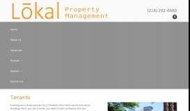 
							         Tenants - Cleveland Ohio Property Management | Lokal								  
							    