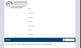 
							         Tenants - Continental Real Estate Management								  
							    