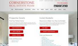 
							         Tenants - CornerStone Real Estate Team								  
							    