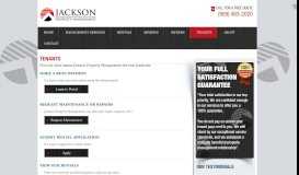 
							         Tenants - Jackson Property Management								  
							    