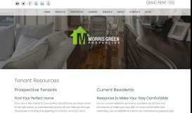 
							         Tenants - Morris Green Properties								  
							    