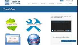 
							         Tenant's Page - Compass Property Management								  
							    
