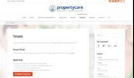 
							         Tenants - PropertyCare								  
							    