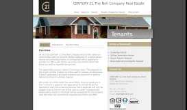 
							         Tenants/Prospective Tenants - CENTURY 21 The Neil Company Real ...								  
							    