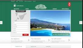 
							         Tenerife property for sale - luxury villas & apartments by Porta Tenerife								  
							    