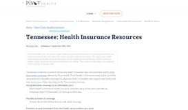 
							         Tennessee | Pivot Health								  
							    