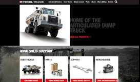 
							         Terex Trucks: Articulated Trucks and Off Highway Dump Trucks								  
							    