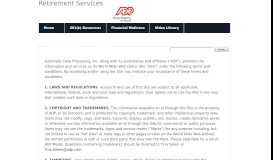 
							         Terms and Conditions - ADP Document Portal								  
							    