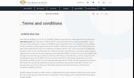 
							         Terms and conditions-AHMSA								  
							    