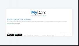
							         Terms and Conditions - MyCare - Rochester Regional Health								  
							    
