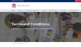 
							         Terms and conditions of use | NSW Planning Portal								  
							    