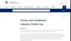 
							         Terms and conditions | Point to Point								  
							    