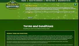 
							         Terms and Conditions - Shrek's Adventure!								  
							    