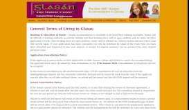 
							         Terms & Conditions - Glasan GMIT Student Village								  
							    