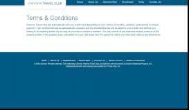 
							         Terms & Conditions Policy | Chevron Travel Club								  
							    