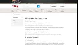 
							         Terms & Conditions - Viking Direct UK								  
							    