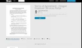 
							         Terms of Agreement - Oregon Employer Services Portal - Yumpu								  
							    