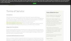 
							         Terms of Service - IMA Solutions								  
							    