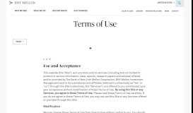 
							         Terms of Use | BNY Mellon								  
							    