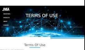 
							         Terms Of Use - JMA Wireless								  
							    