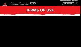 
							         Terms of Use | The Art Institutes								  
							    
