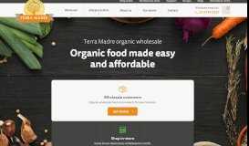 
							         Terra Madre | Organic Wholesale and Retail								  
							    
