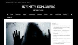 
							         Terrifying and Damn Internet Sites - Infinity Explorers								  
							    