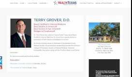 
							         Terry Grover - Health Texas - Best Family Doctors in San Antonio TX								  
							    