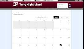 
							         Terry High (9-12) / Calendar - Hinds County School District								  
							    