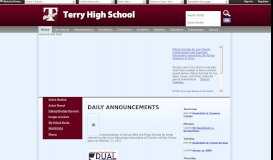 
							         Terry High (9-12) / Overview - Hinds County School District								  
							    