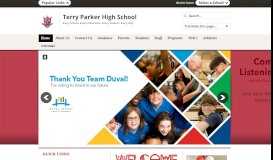 
							         Terry Parker High School / Homepage - Duval County Public Schools								  
							    