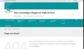 
							         Tertiary Institutions - Murrumbidgee Regional High School								  
							    