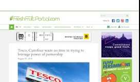 
							         Tesco, Carrefour waste no time in trying to leverage ... - Fresh Fruit Portal								  
							    