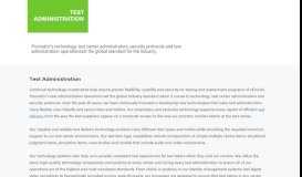 
							         Test Administration | Prometric								  
							    