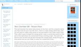 
							         Test Chamber 08 - Poison Floor - Portal Walkthrough - Thonky.com								  
							    
