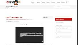 
							         Test Chamber 17 - Portal Wiki Guide - IGN								  
							    