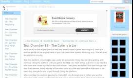 
							         Test Chamber 19 - The Cake is a Lie - Portal Walkthrough - Thonky.com								  
							    