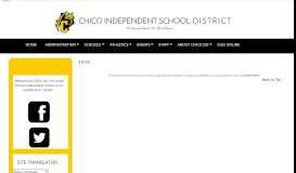 
							         test - Chico Independent School District								  
							    
