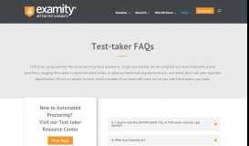 
							         Test-takers - Examity								  
							    