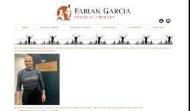 
							         Testimonials: Fabian Garcia ... - Fabian Garcia Physical Therapy								  
							    