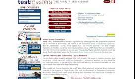 
							         TestMasters Official Site: Professional Test Prep Since 1991								  
							    