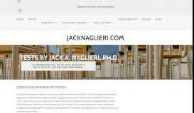 
							         Tests | JackNaglieri.com								  
							    