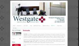 
							         Testsafe | Westgate Medical Centre								  
							    