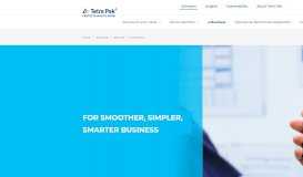 
							         Tetra Pak e-Business, a fully customised e-shopping solution								  
							    