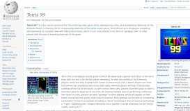 
							         Tetris 99 - Wikipedia								  
							    