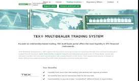 
							         TEX Multidealer Portal (OTC) | 360T Trading Networks								  
							    