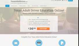 
							         Texas Adult Driver Education | Online Driver Ed | Texas Driver ...								  
							    